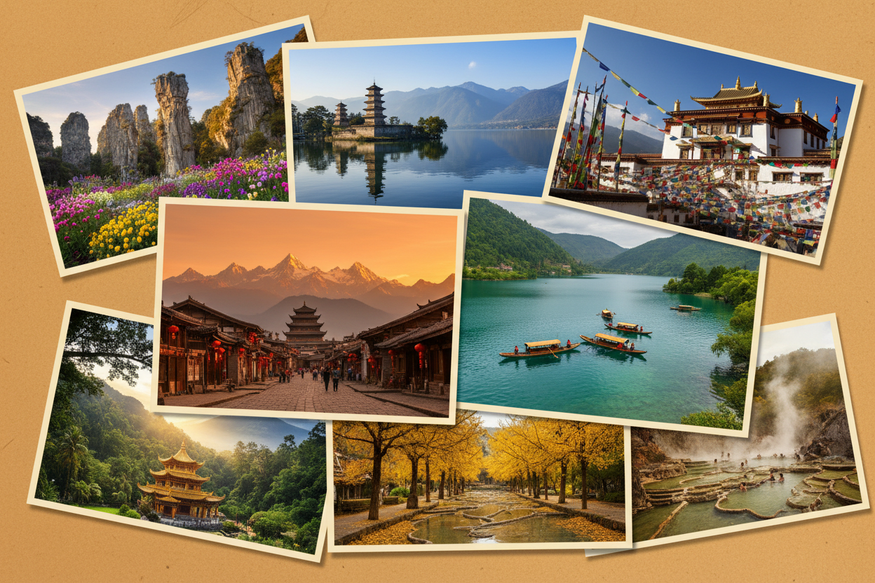 昆明·大理·丽江·香格里拉·泸沽湖·西双版纳·腾冲